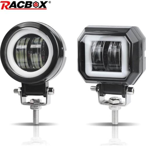 3" 7D Led Work Light 20W Driving Headlights Fog Lamp Daytime Running lights White 6000K For Cars Motorcycle ATV SUV 12V 24V