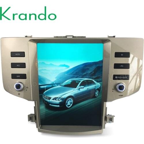 Krando Android 9.0 12.1"for Toyota mark x reiz 2005-2009 Android car radio multimedia player carplay screen Tesla style BT