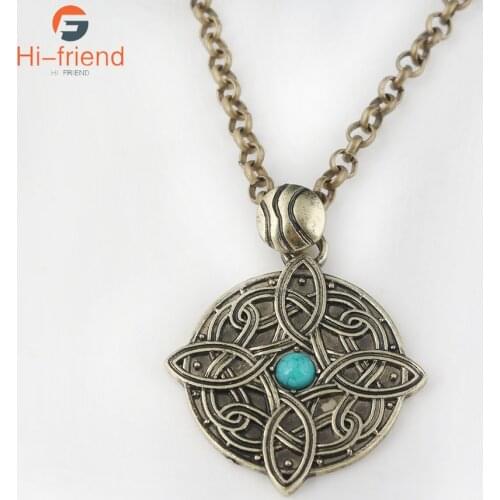 The Elder Scrolls 5 Bijouterie Men Chain Jewelry Dark Brotherhood Dinosaur Triangle Cosplay Collier Necklace Bijoux Gift