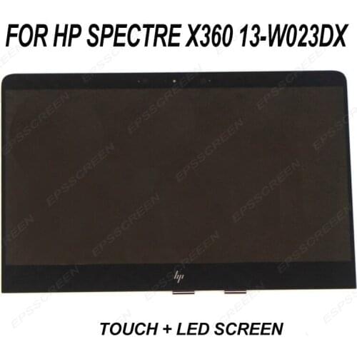 For HP Spectre X360 13-w 13-W023DX Convertible Lcd Touch Screen Assembly 907334-001 digitizer panel with led display front glass