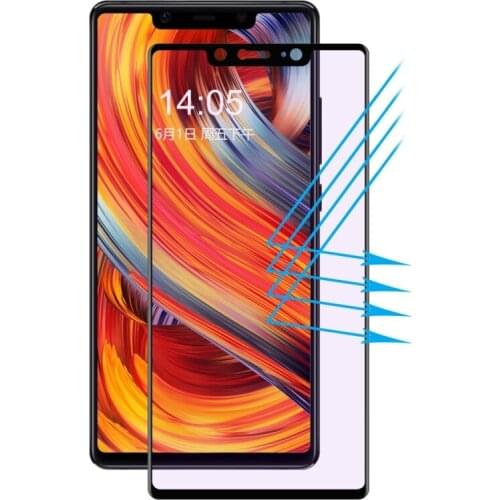 ENKAY Hat-Prince TPU Soft Edge 0.2mm 9H 3D Anti Blue-ray Full Screen Tempered Glass Film for Xiaomi Mi 8 & MI 8 SE