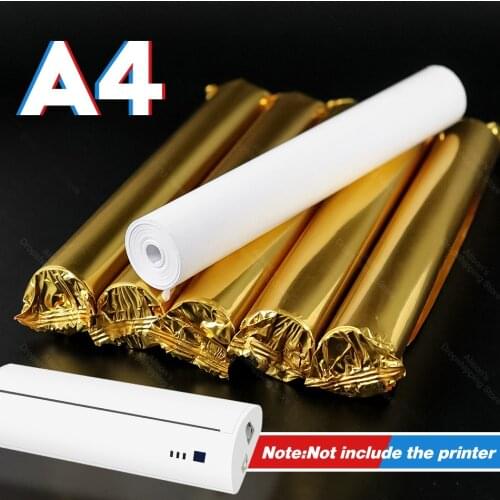 GZQIANJI A4 Thermal Bluetooth Printer Paper Roll 210*30mm Thermal A4 Paper