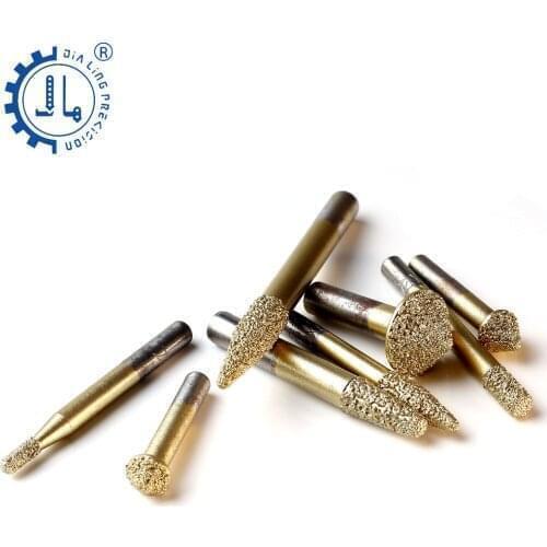 JIALING 1 pc CNC Carving stone granite marble Cnc engraving tools engraving bits for stone