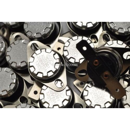 KSD301 thermostat / thermal protection / temperature control switch 125 degrees 250V / 10A normally closed