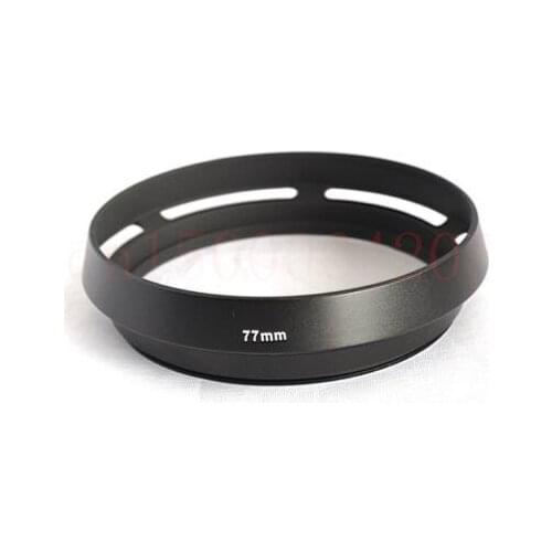 2pcs 77mm Metal Vented Camera Lens Hood For Leic M 77mm Thread Lens filter
