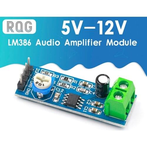10PCS LM386 Audio Amplifier Module 200 Times 5V-12V Input 10K Resistance