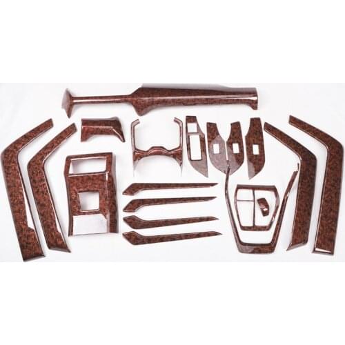 Interior Wooden Color Moulding Trim Center Console Gear Panel Cover Car Styling For Toyota RAV4 2020