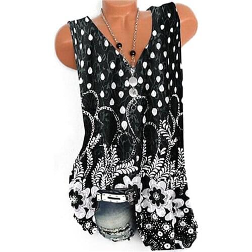 New fashion loose sleeveless vest T-shirt casual large size woman T-shirt wild woman top