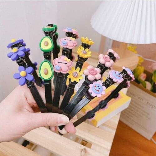 Lovely Hair Clip Cartoon Diademas Girls Hair Band Fashion Hair Accessories Summer Children Hairpin Flower Hair Ornaments Girls