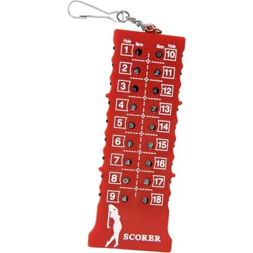 Prettyia Plastic 6x2in Golf Scorer Stroke Score Counter Count Tool with Clip