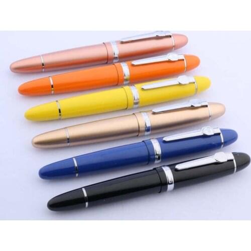 Luxury Jinhao 159 metal Fountain Pen Fude Bending Calligraphy Nib Stationery Office School Supplies Writing Gift