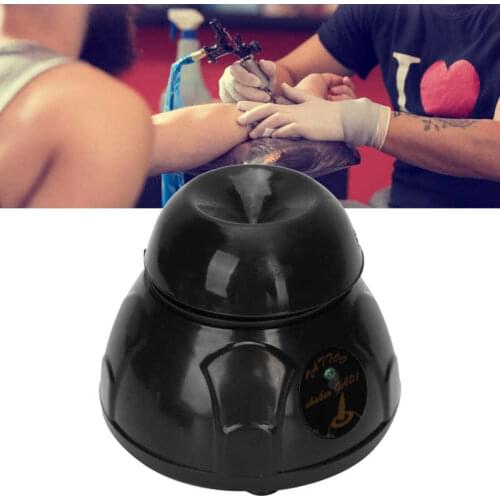 Tattoo Pigment Ink Electric Shaker Stirrer Nail Polish UV Gel Vortexer Mixer Nail Polish Gel Shaking Mixer Tattoo Supplies Black