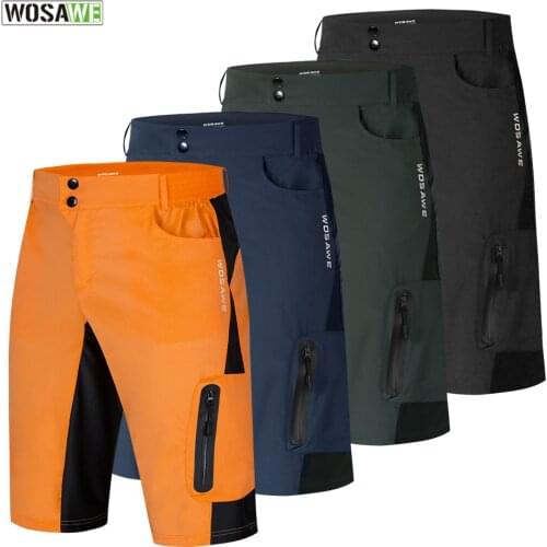 WOSAWE Summer Climbing Hiking Shorts Men Quick Dry Reflective Trousers Outdoor Sports Running MTB Bike Bermuda Shorts
