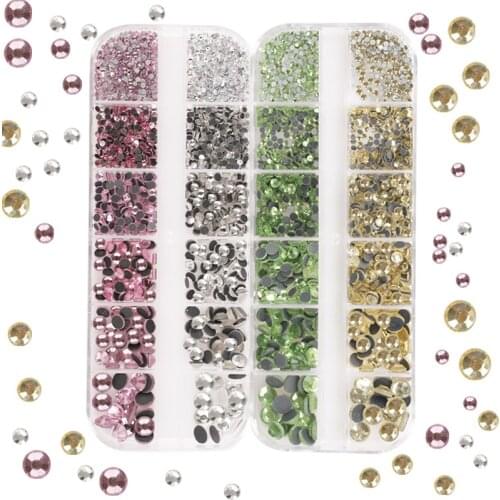 Strass Hot Fix Crystal Rhinestones/ Mixed Colors Hot Fix Crystals for Clothes Crafts /Flatback Glass Crystal for DIY Decorations