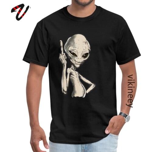 The Alien Tops T Shirt Prevalent O Neck Simple Style Rock Sleeve All Neet Student T-Shirt Funny Tee-Shirt