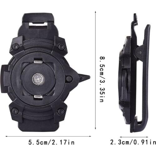 Universal Magnet Waist Clip Vertical Phone Holder Anti-skid Buckle Lock Waist Belt Clamp for iPhone Samsung Xiaomi Kit