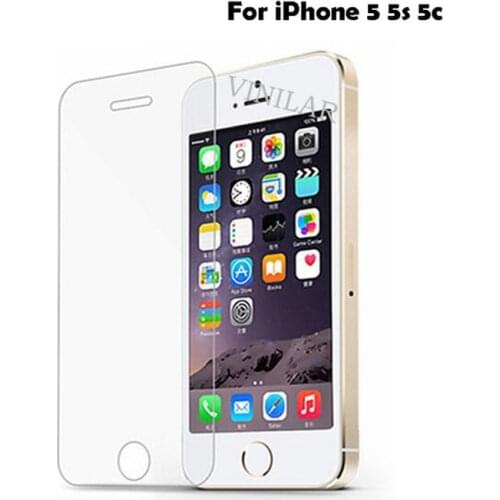 2.5D Tempered glass film for iphone se glass on for iphone 5s protective glass for iPhone 5s tempered glass for iphone se 5 9h