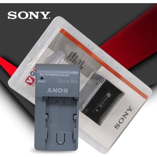 1pcs Sony Original NP-FV70A NP FV70A Camera Battery For Sony AX700 AX45 60 AX100E AXP55 with charger