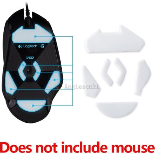 2sets skates replacement mouse feet white For Logitech G402 mouse