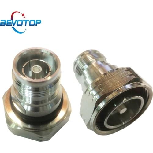 2PCS/lot L29 7/16 DIN Male Plug Connector to 4.3-10 Female Jack Connector RF Microwave Coaxial Adapter