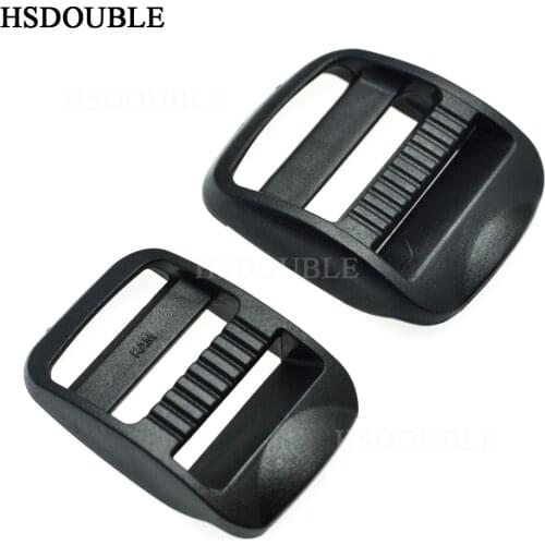 3/4" 1"Plastic Ladder Lock Slider Buckle Black for Backpack Straps Webbing Size 20mm 25mm