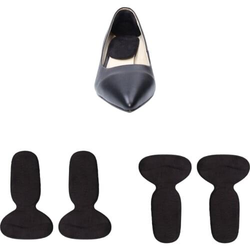 4Pcs Soft Gel Shoe Back High Heel Inserts Insoles Cushions Pads Grip Liner