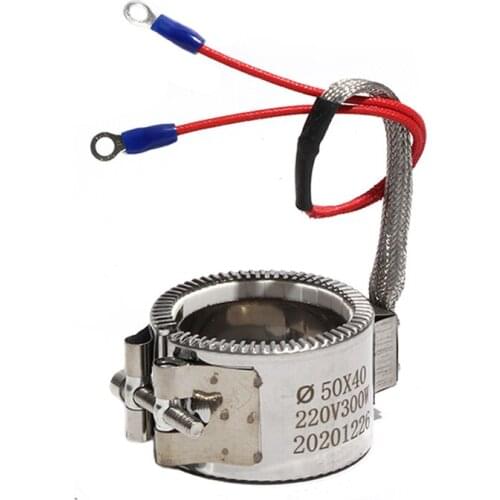 50mm Inner Diameter 30~50 Height Ceramic Band Heater 110V/220V/380V 200W/250W/280W/320W/350W Heating Element