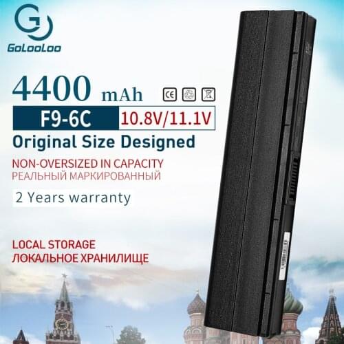 Golooloo 11.1v 4400MAh Laptop Battery Power 4400mAh For Asus A31-F9 A32-F9 F9 F9DC F9E F9F F9J F9S Z53 F6 F6E F6A F6K F6K54S-SL