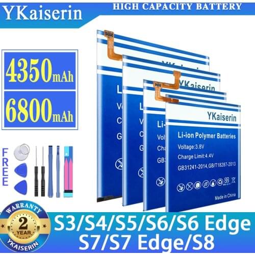 Battery For Samsung Galaxy S5 S6 S7 S8 S3 S4 S7 S6 Edge G950F G930F G920F G900F G925F G935F I9300 I9500 I9301 G955 Bateria