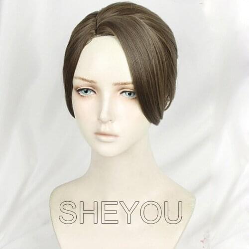 Anime Detroit Become Human Kara Cosplay Wig Styled Brown Heat Resistant Synthetic Hair Costume Wigs + Wig Cap + Track No