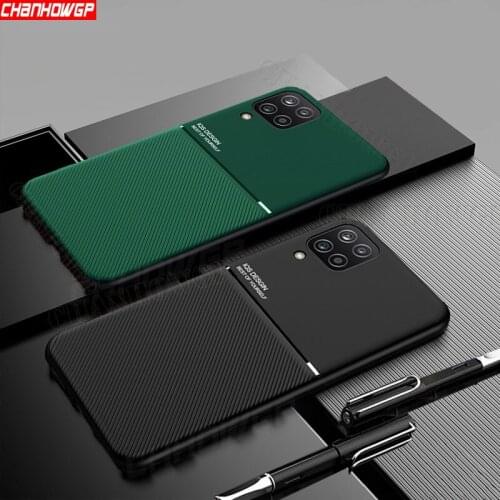 Car Magnet Holder Case For Samsung Galaxy A12 A02 A32 A42 A52 A72 5G A21S A51 A71 A01 A11 A31 S20 S21 Plus Ultra Leather Cover