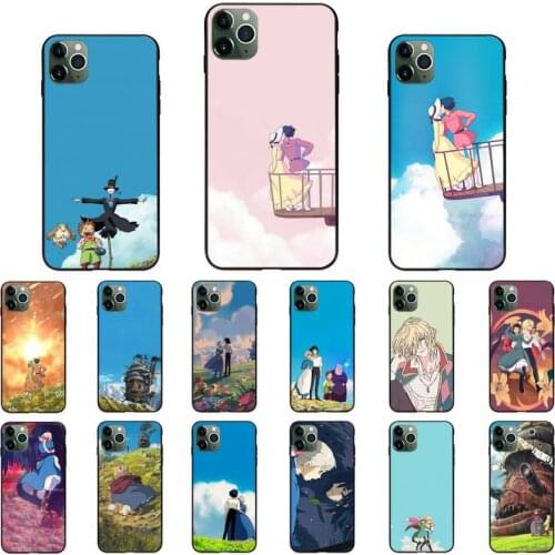 Howls Moving Castle Phone Case for iPhone 11 12 mini pro XS MAX 8 7 Plus X XS XR