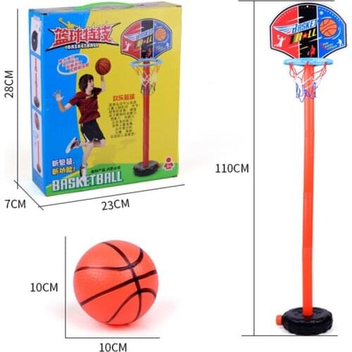 Children Basketball Playing Set Adjustable Basket Outdoor Sports Basket Goal Indoor Interaction Boy Kids Yard Game Toys
