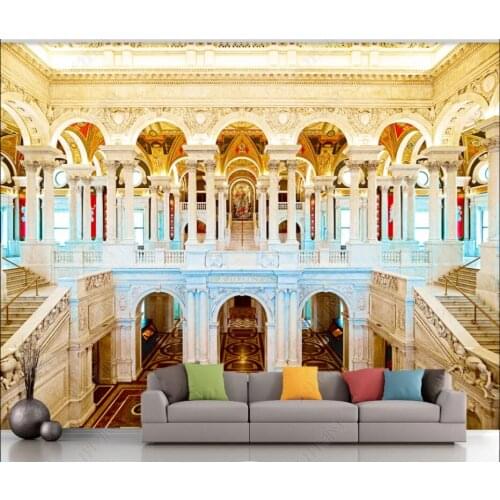Wallpaper photo 3 d custom mural on the wall Modern European Palace Church living room decor Wallpaper for walls in rolls