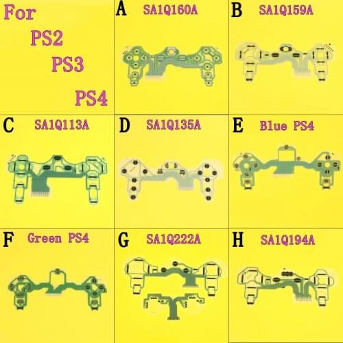 Controller Conductive Film Conducting Film Keypad flex Cable For Sony PS3 Controller SA1Q160A/SA1Q135A For PS2 SA1Q113A FOR PS4