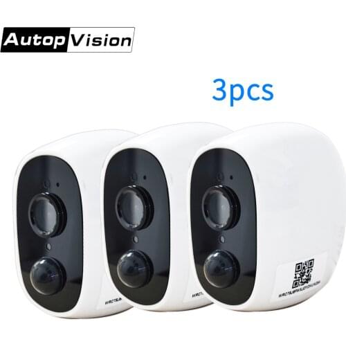 Security Camera Y6 Wireless WiFi Security Camera for Outdoor/Home Battery Powered, 1080P Video 2-Way Audio, Waterproof