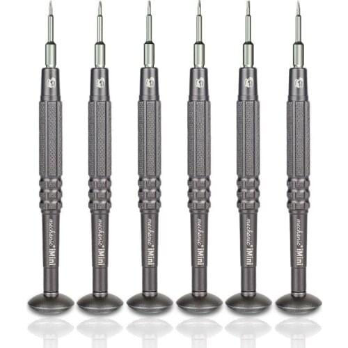 MECHANIC IMini Non-Slip Screwdriver 0.8 Torx 0.6 Y-Type 1.2 1.5 Phillips 2.5 T2 For Mobile Phone Camera Repair Disassemble Tool