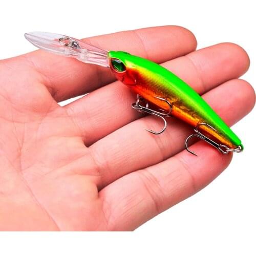 MINNOW 9.5cm 6g Hot Model Fishing Lure Hard Artificial Bait Wobblers Minnow Quality Professional Sinking Topwater Seawater