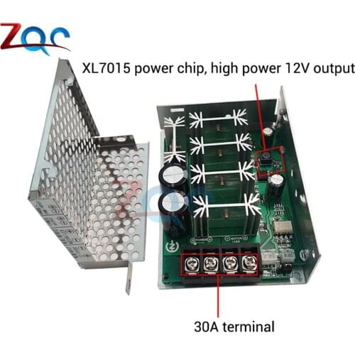 SMG DC Motor Driver Module DC 12V-75V 30A High oPwer LED Motor Driver Controller Board