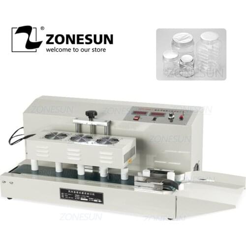 ZONESUN Transistor Air-Cooling Desktop Electromagnetic Continuous Induction Sealing Machine For Vitamin Medicine Bottle