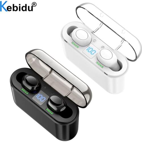 TWS Bluetooth Earphone V5.0 9D Stereo Wireless Headphones Sport Waterproof Earphones Mini True Wireless Earbuds for cellphone