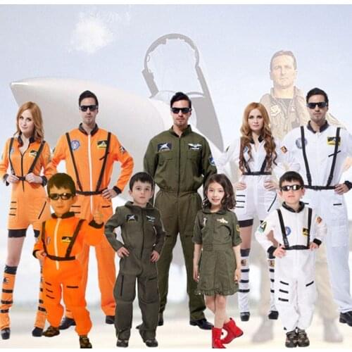 8 styles Astronauts Clothing Astronauts Play Suit Cosplay Spaceman Halloween Costume Party Supplies pilot costumes