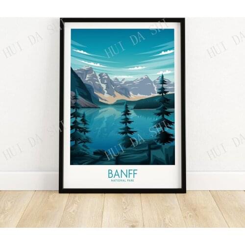 Banff National Park Print | Canada Poster | Banff Wall Art