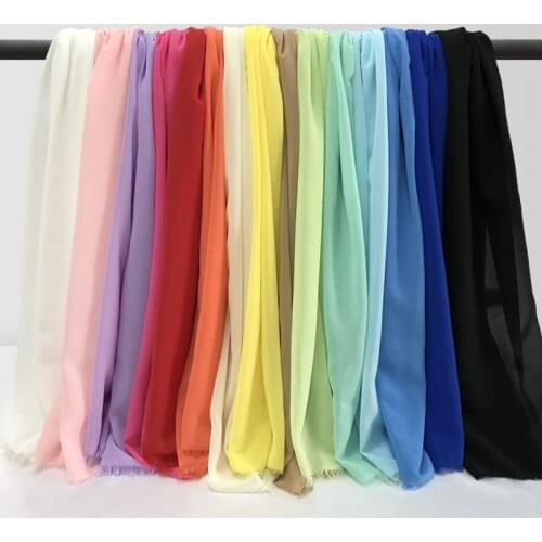 1.5mx1m Pearl Chiffon Fabric, Thickened Drape Dress Dress Coth Chiffon Shirt, Clothing Lining Fabric