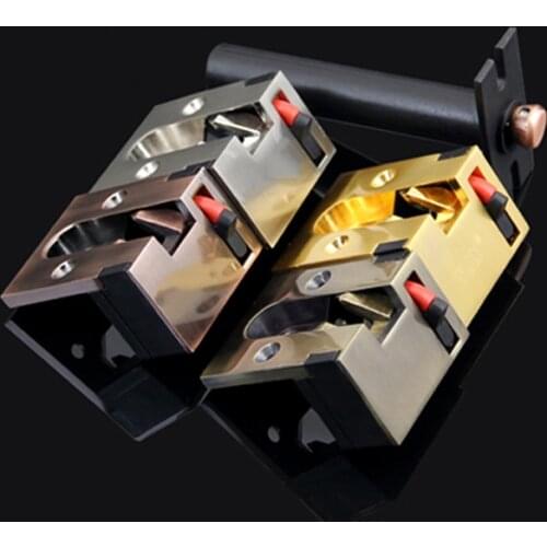 Top Designed 2PCS/lot Oil Seal Home/Hotel Concealed Security Door Chain Latch Door Lock 4 Colors