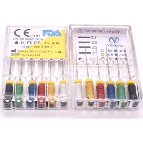 Dentistry Tools Stainless Steel Handuse K H files 25mm Root Canal Hand Use Files Dental Equipment For Dentists