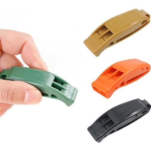 Outdoor Survival Whistle Dual Frequency High Decibel Outdoor Camping Emergency Survival Whistle Tool Camping Survival Tool