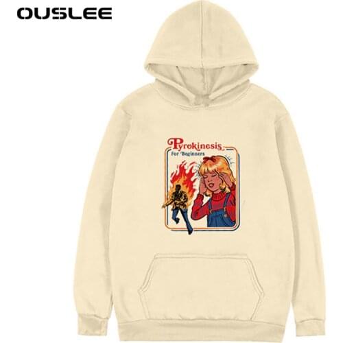 OUSLEE Unisex Hoodies Death Scary Evil Hip Hop Long Sleeve Streetwear Hoodies Men Gothic Sweatshirt Vintage Hoodie Clothes
