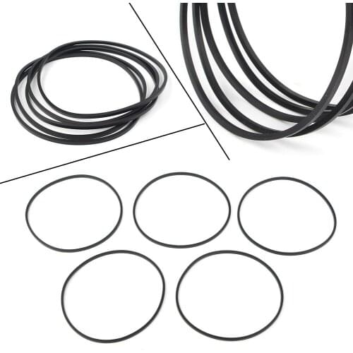 5PCS Motorcycle Clutch Seal Rubber Gasket Cover For Harley Sportster XL 883 1200 Black Rubber