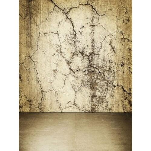 VinylBDS Customize Background Photography Yellow Broken Crack Bricks Birthday Photography Backdrops For Children J01132